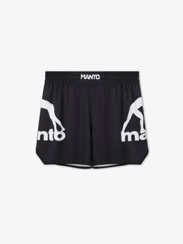 MANTO LOGO DUAL FIGHT SHORTS-GREEN